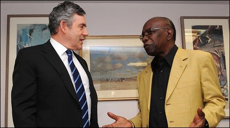 Jack Warner meets Gordon Brown